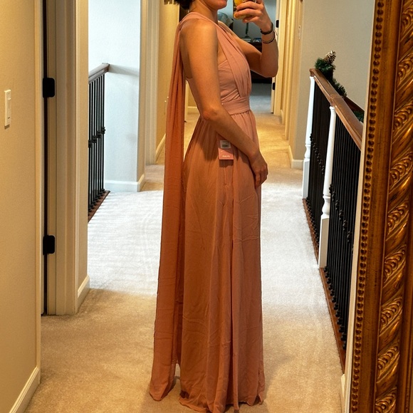 GRACE CONVERTIBLE DRESS - DUSTY ROSE - Picture 6 of 6